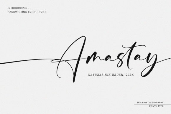 Amastay: The Cursive Font That Elevates Campaign Visuals