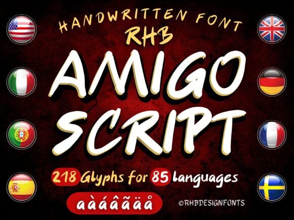 Amigo Script: The Handwritten Font That Brings Crafts to Life