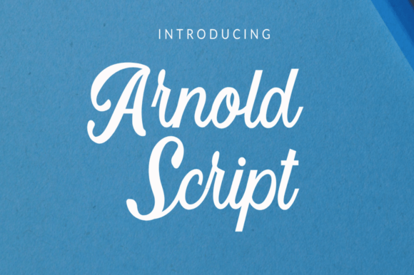 Arnold Script: A Bold Typeface for Modern Editorial Design