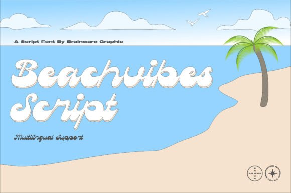 Bring Summer Vibes to Your Shop with Beachvibes Script Font