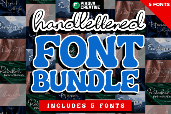 Bring Your Crafts to Life with the Handlettered Script Bundle