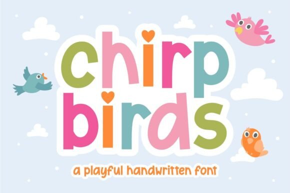 Chirp Birds: A Playful Font for Memorable Branding