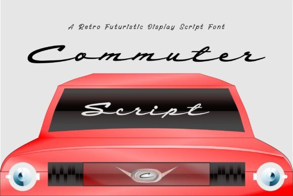 Commuter Script: A Retro-Futuristic Typeface for Modern Editorial Design