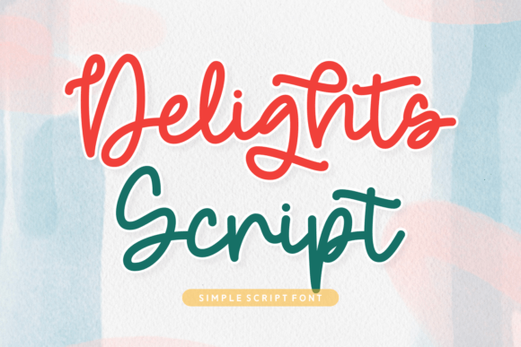 Delights Script: A Handwritten Typeface for Editorial Charm