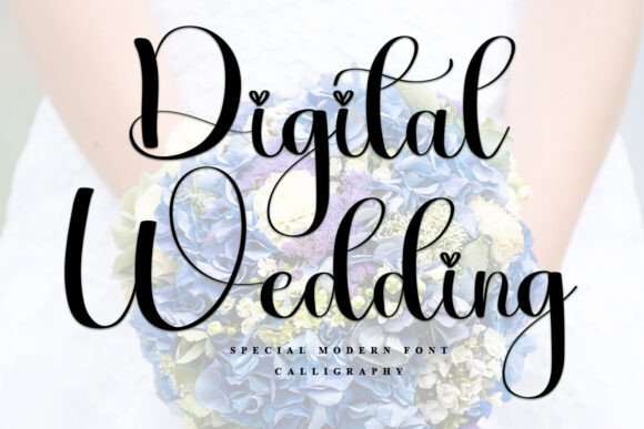 Digital Wedding: A Script Font for Elegant Branding