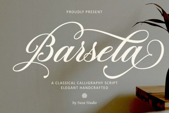 Elevate Your Brand with the Barsela Calligraphy Typeface
