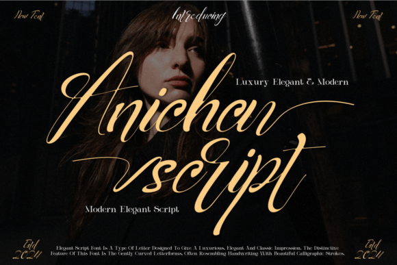 Elevating Brand Identity with Anicha Script Typeface