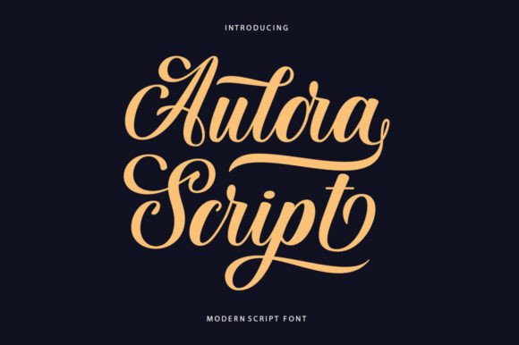 Elevating Editorial Design with the Aulora Script Typeface
