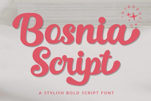 Elevating Editorial Design with the Bosnia Script Typeface