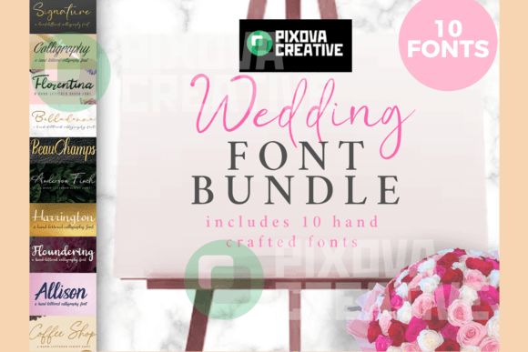 Elevating Editorial Design with the Wedding 10 Bundle Typeface