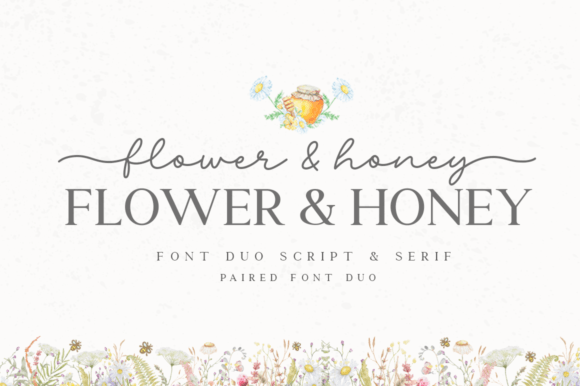 Flower Honey Font: A Cheerful Typeface for Branding