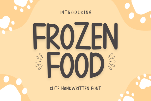 Frozen Food Font Review: A Playful Typeface for Social Campaigns