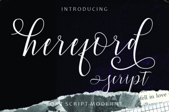 Hereford Script: The Perfect Typeface for Handmade Brands