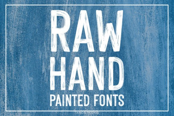 Raw Hand Painted: A Bold Typeface for Modern Web Design