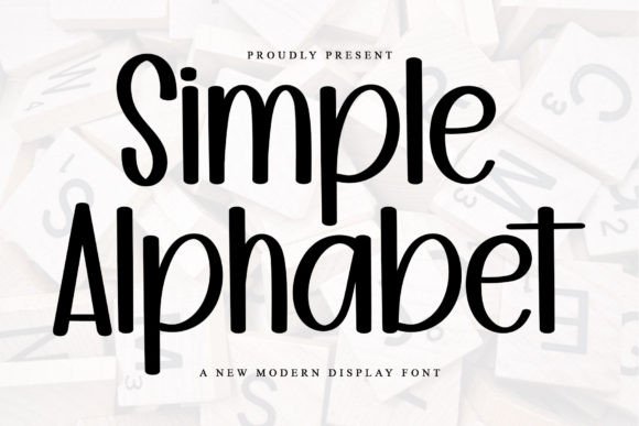 Simple Alphabet: The Festive Typeface for Small Business Branding