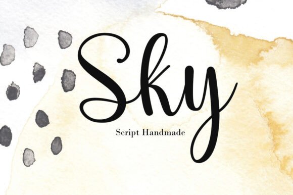 Sky Script Font Review: A Timeless Handwritten Typeface for Branding