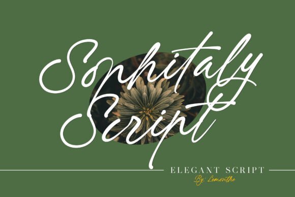 Sophitaly Script: A Modern Typeface for Editorial Design