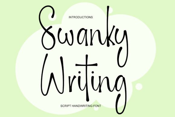 Swanky Writing: A Festive Typeface for Holiday Web Design