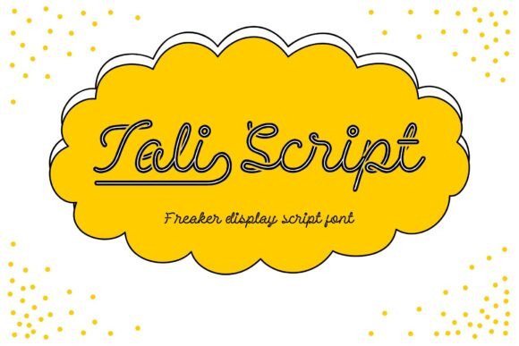 Tali Script: A Playful Display Font for Web Headers