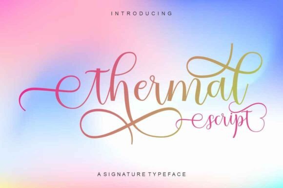Thermal Script: A Classy Typeface for Modern Web Design