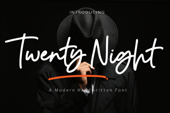 Twenty Night: A Modern Handwriting Font for Editorial Design