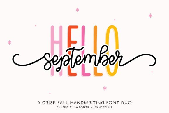 Upgrade Your Brand Identity with the Hello September Duo Font