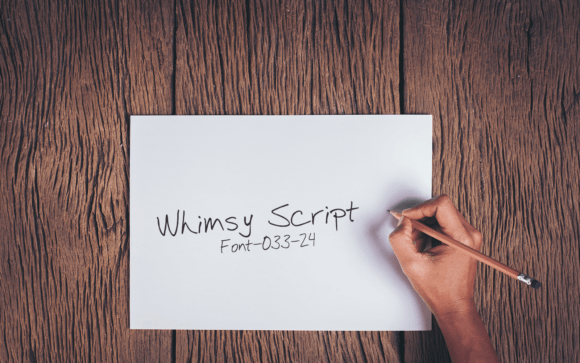 Whimsy Script: The Hand-Drawn Typeface for Makers